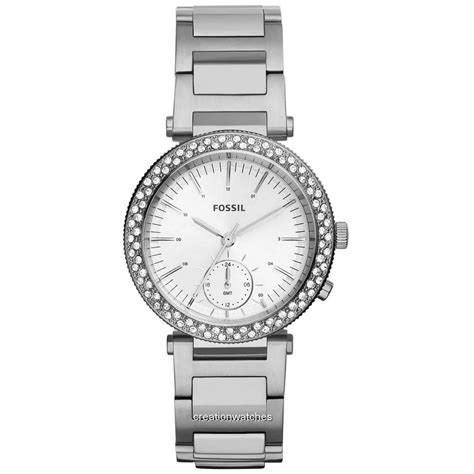 fossil es3849|Fossil Urban Traveler Silver Dial Stainless Steel .